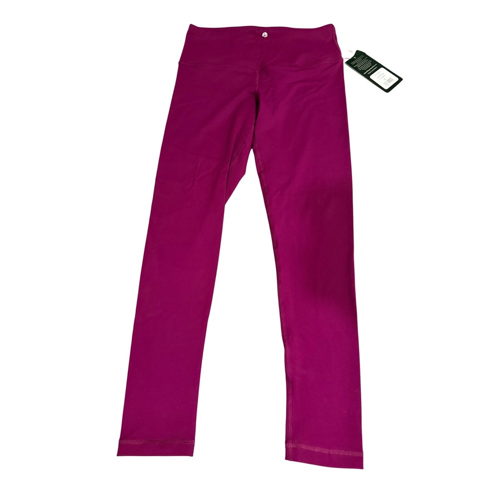 90 Degree by Reflex Leggings Womens L Gothic Fuchsia High Waisted PW7917